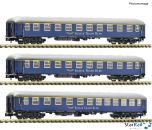 3-teiliges Set 1: Schnellzugwagen Suisse Train Bleu Ep. VI 
