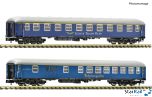 2-teiliges Set 2: Schnellzugwagen Suisse Train Bleu Ep. VI
