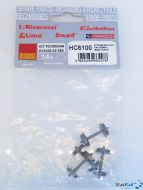 Wechselstrom-Radsatz 10.27 mm 4 Stück