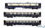 3-teiliges Set 2: Personen- und Gepäckwagen CIWL « Etoile du Nord » Ep. II
