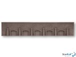 Arkadenmauer Hartschaum-Serie »Granitmauer« extra-lang 66 x 12.5 cm