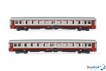 2-teiliges Set FS 2. Klasse Reisezugwagen UIC-Z1 „Progetto 901” Frecciabianca Ep. VI