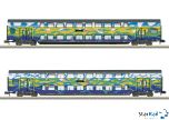 Doppelstockwagen-Set 1 DB AG "Touristik" Ep. VI
