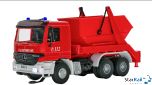 Feuerwehr MB ACTROS 3-achs Absetzkipper mit Rundumleuchten
