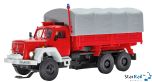 Feuerwehr MAGIRUS JUPITER 3-achs mit Pritsche, Plane und Rundumleuchte