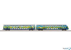 2-teiliges Set 2 Doppelstockwagen "Touristik" Ep. VI