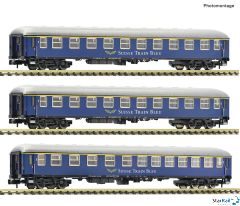3-teiliges Set 1: Schnellzugwagen Suisse Train Bleu Ep. VI 