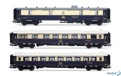 3-teiliges Set 2: Personen- und Gepäckwagen CIWL « Etoile du Nord » Ep. II