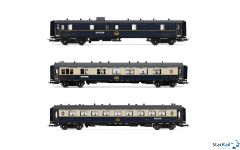 3-teiliges Set 1 CIWL Wagen "Edelweiss Pullman Express" Ep. II Innenbeleuchtung