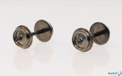Wechselstrom-Radsatz 9 mm 2 Stück