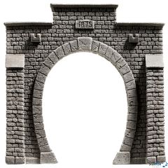 Tunnel-Portal Steinmauer PROFI plus 1-gleisig 13.5 x 12.5 cm