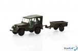 Willys M38A1 Armee-Jeep mit Aebi Gelpw Anh 68