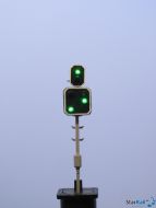 Schmalspurbahn Haupt- und Vorsignal mit LEDs