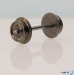 H0 Scheibenradsatz Spitzenlagerung AC 