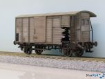SBB K2 37764 grau mit Bremserhaus und Rangierunfall gealtert