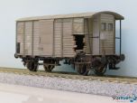 SBB K2 37285 grau mit Bremserhaus und Rangierunfall gealtert
