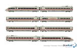 8-teiliges Set Hochgeschwindigkeitszug DB AG ICE 3 BR 403 Ep. VI Digital Sound