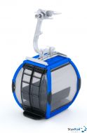 Gondel Omega IV Umlaufkabine blau