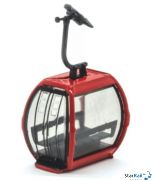 Gondel Omega V Umlaufkabine rot