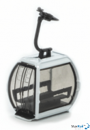 Gondel Omega V Umlaufkabine weiss