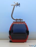 Gondel Omega IV Umlaufkabine rot