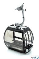 Gondel D-Line Omega V 10 Umlaufkabine schwarz