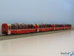 10-1319 4-teiliges Set RhB Bernina Express Panoramawagen
