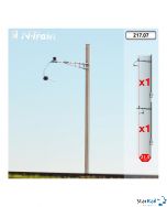 SBB H-Profilmasten mit Gotthardtyp Ausleger M (2 Stück)