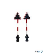 2 Stück Wechselblinker für Schweizer Bahnübergang