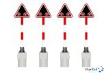 4 Stück Wechselblinker für Schweizer Bahnübergang