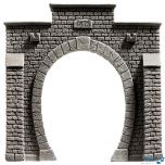 Tunnel-Portal Steinmauer PROFI plus 1-gleisig 13.5 x 12.5 cm