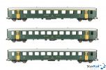 3-teiliges Set SBB Einheitswagen I mit Wappen Ep. IV Märklin-System