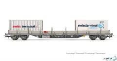 Rungenwagen mit 2x 20' Container Swissterminal Ep.V