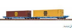 Containerwagen VTG Sffggmrrss36 mit 40 ft-Containern "MSC" Ep. VI