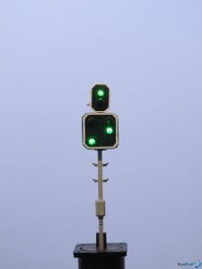 Schmalspurbahn Haupt- und Vorsignal mit LEDs