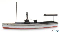 Dampfschiff African Queen Wasserlinie