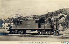 Elektrolokomotive BTB Fc 2x 2/2 Nummer 4 grün Burgdorf Thun Bahn ca. 1929 Ep. II Digital Sound