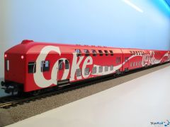 4-teiliger Doppelstock-Nahverkehrszug "Coca-Cola" DR Ep. V