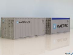 2-teiliges Set Container 20' MAERSK