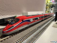 8-teiliges Set Frecciarossa FS ETR 400 “Frecciarossa” Milano - Paris Ep. VI Digital Sound