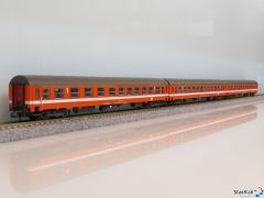 3-teiliges Set Personenwagen ÖBB UIC-X orange