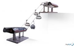 Uni-G Profiset Elektrische Umlaufseilbahn "Lange Wand" 1:32