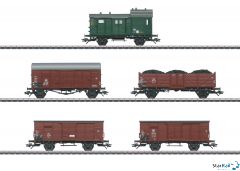 5-teiliges Set Güterwagen DB zur Baureihe E 71.1 Ep. III