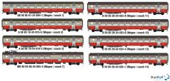 8-teiliges Grundset Personenwagen SBB EW III "Swiss Express" Ep. IV Märklin-System