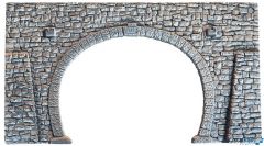 Tunnel-Portal 2-gleisig "Bruchsteinmauer" 23.5 x 13 cm