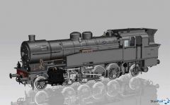 Dampflokomotive BR 141 TA SNCF Ep. III Digital Sound Rauch