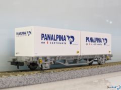 AAE Containertragwagen Lgs579 mit 2x 20' Container Panalpina