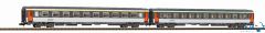2-teiliges Set Personenwagen SNCF Corail 1. Kl. und 2. Kl. Ep. IV/V