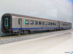 2-teiliges Set Personenwagen SNCF Typ CORAIL TER Provence-Alpes-Cõte d'Azur 2. Klasse Ep. VI