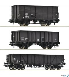 3-teiliges Set Güterwagen SNCF